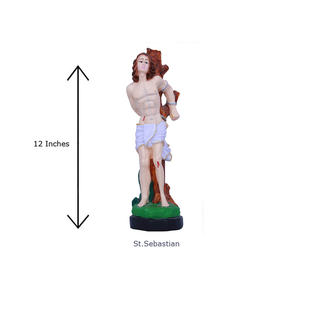 Buy St.sebastian Online | 12 Inches Small Size Statue | Fiber ...