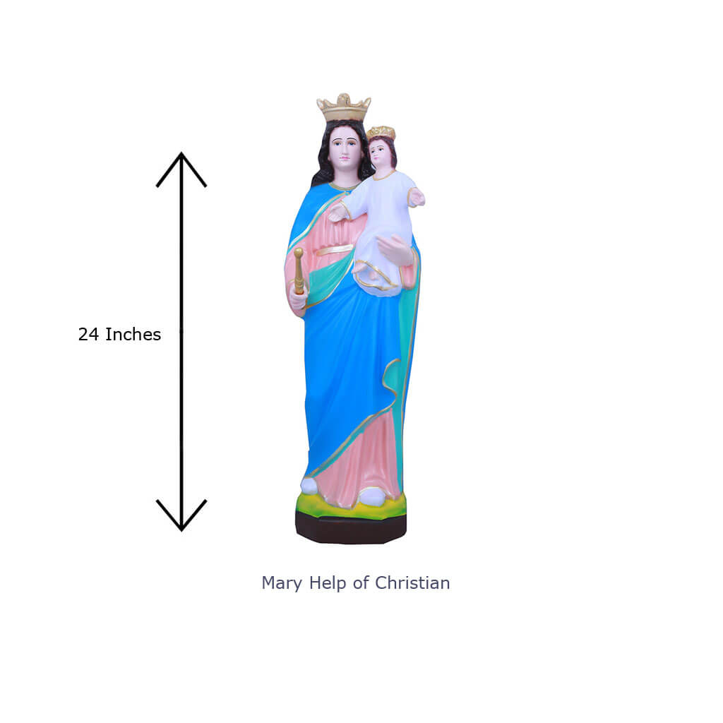 24-inch-fiber-Mary-help-of-christian