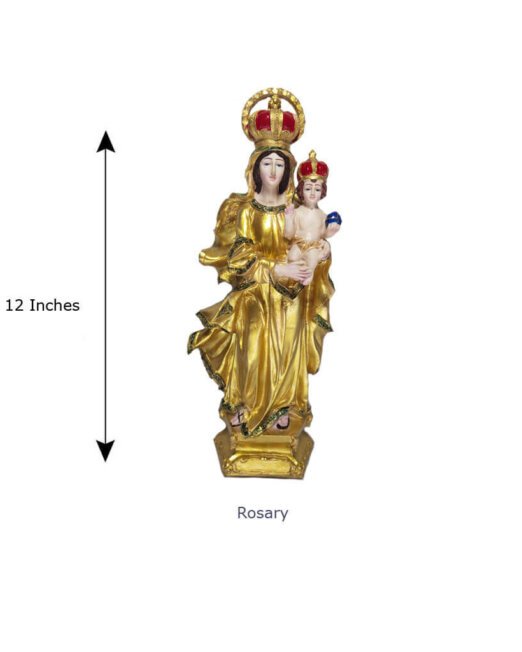 12 rosary matha gold